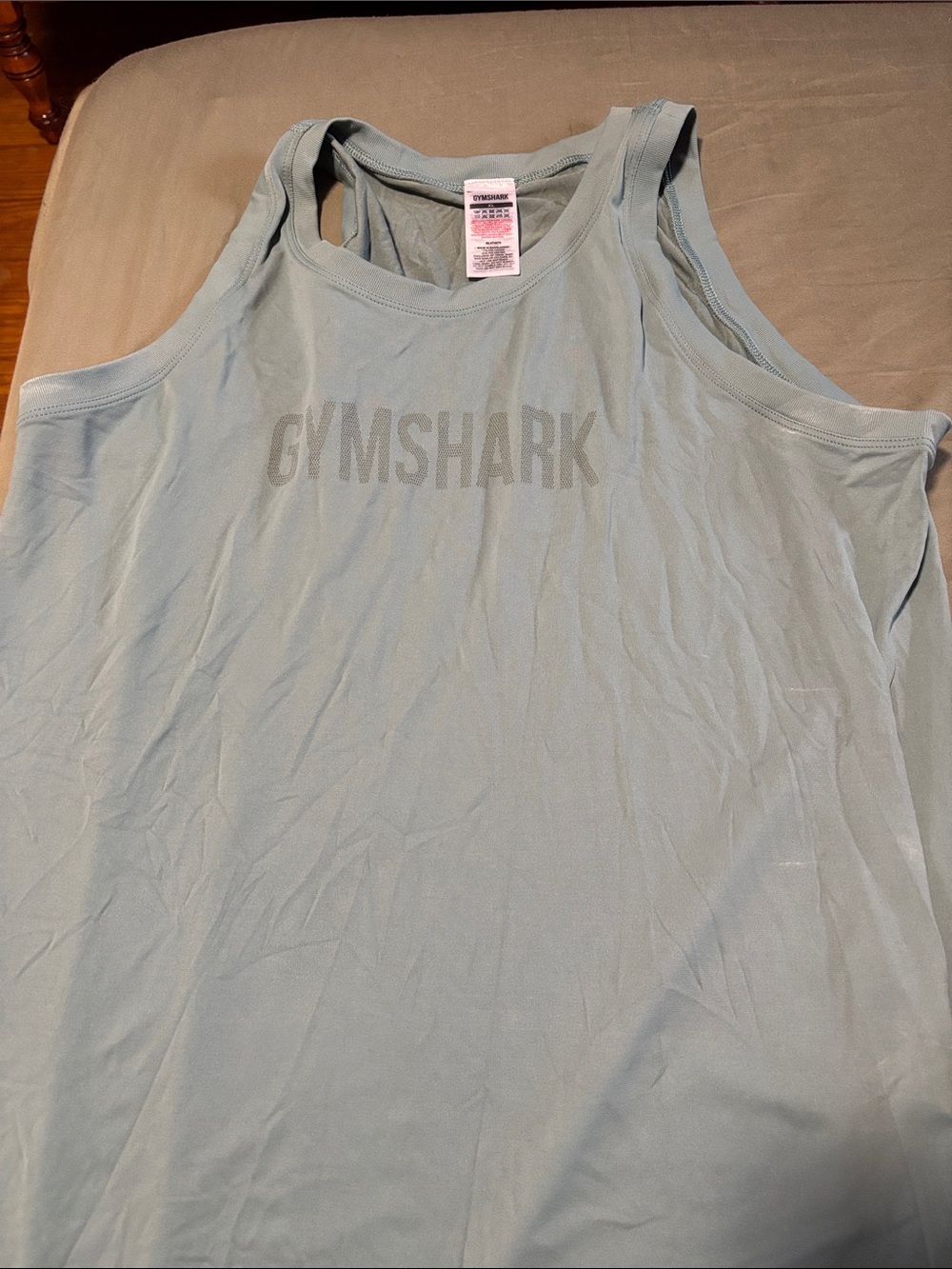 Gymshark Pale Blue Women's Racerback Tank
